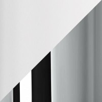 white matt / chrome